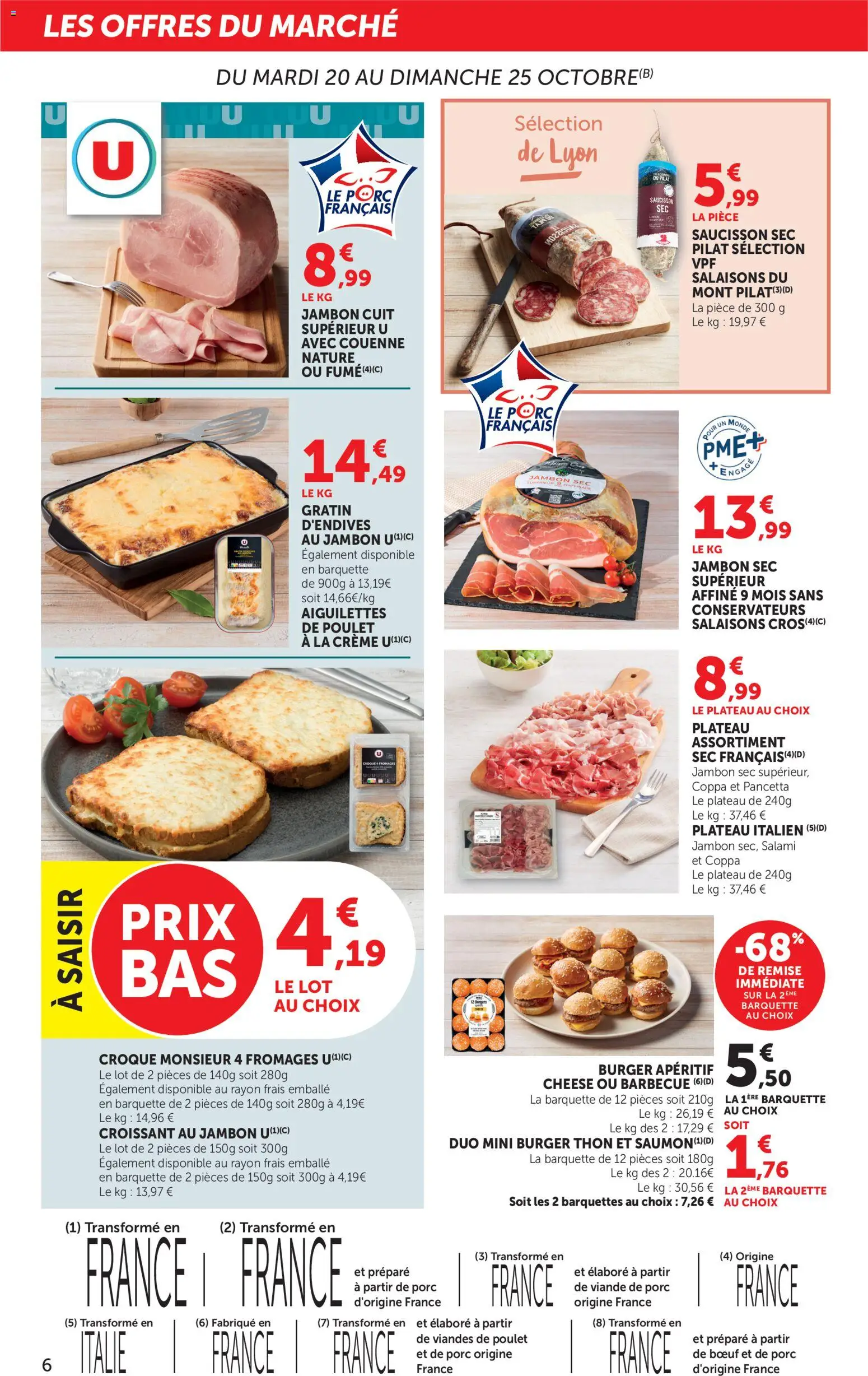 Prévisualisation de bi1 Catalogue halloween du magasin bi1 formulaire valide 20/10/2026 - Barbecue, Poulet, Thon, Jambon, Crème, Apéritif, Salami, Saucisson sec