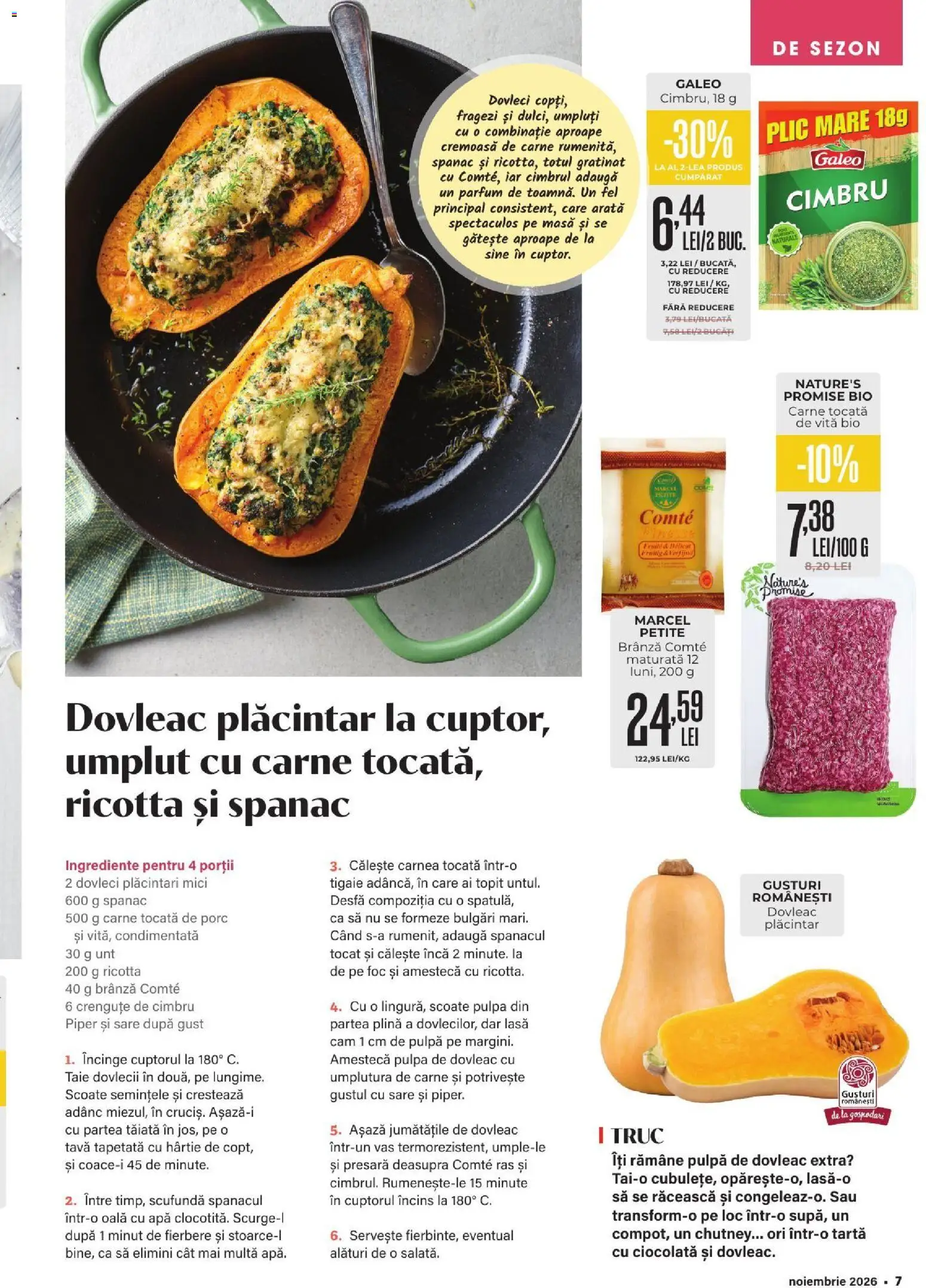 Previzualizarea de cataloage: Mega Image Mega Image Catalog Noiembrie valabil de la 01.11.2026 - Parfum, Mici, Dovleac, Unt, Vită, Tigaie, Bio, Oală