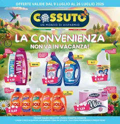 Anteprima dell'opuscolo Cossuto volantino dal negozio Cossuto valido da 09/07/2026