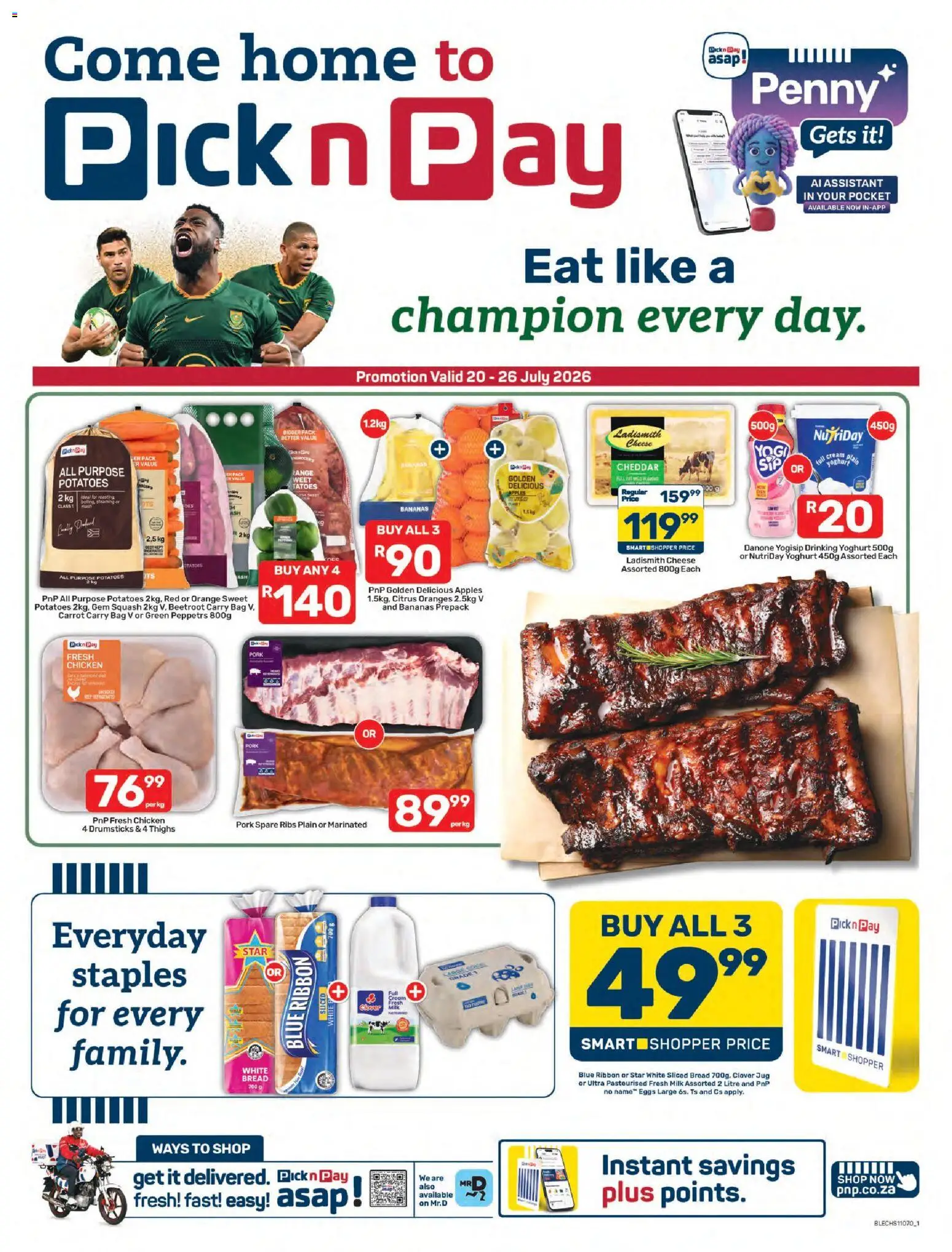 Preview of Pick n Pay flyer valid from 20/07/2026