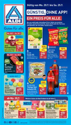 Vorschau von dem Prospekt des Geschäftes Aldi, gültig ab dem 20.07.2026