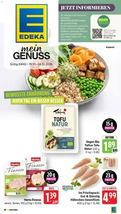 Vorschau von dem Prospekt des Geschäftes Edeka, gültig ab dem 19.10.2026