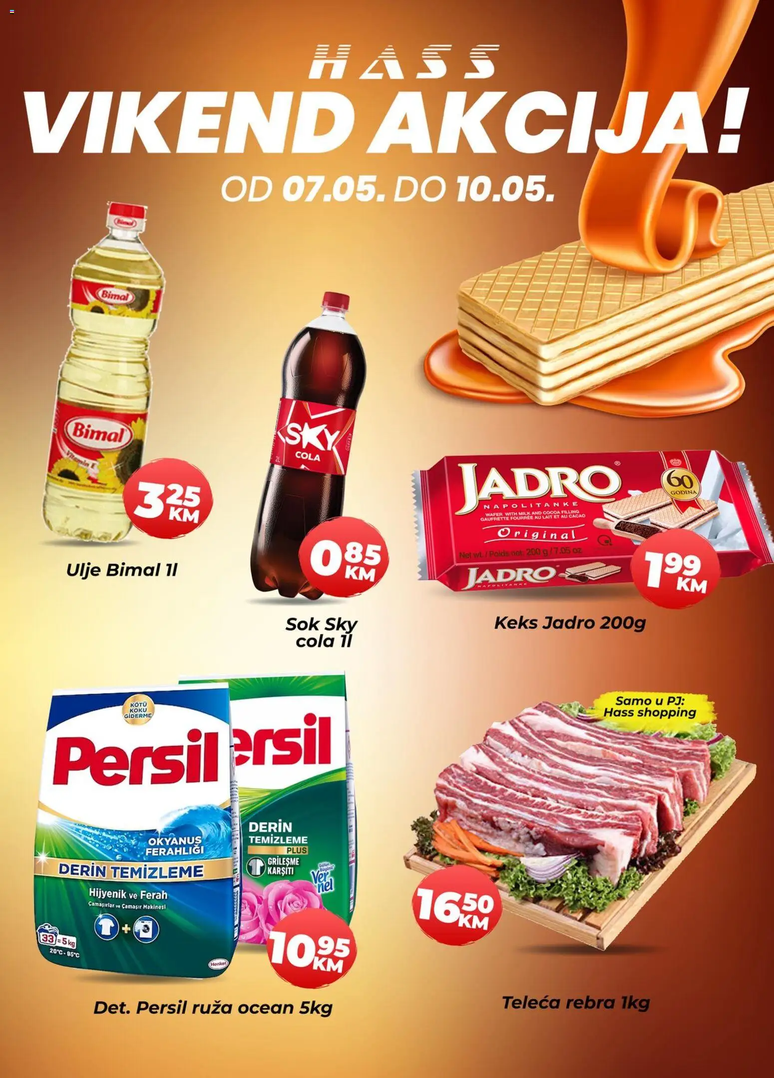 Pregled letka Hass vikend akcija trgovine Hass vrijedi od 07.05.2026