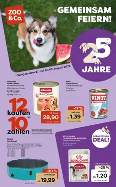Vorschau von dem Prospekt des Geschäftes Zoo & co, gültig ab dem 27.07.2026