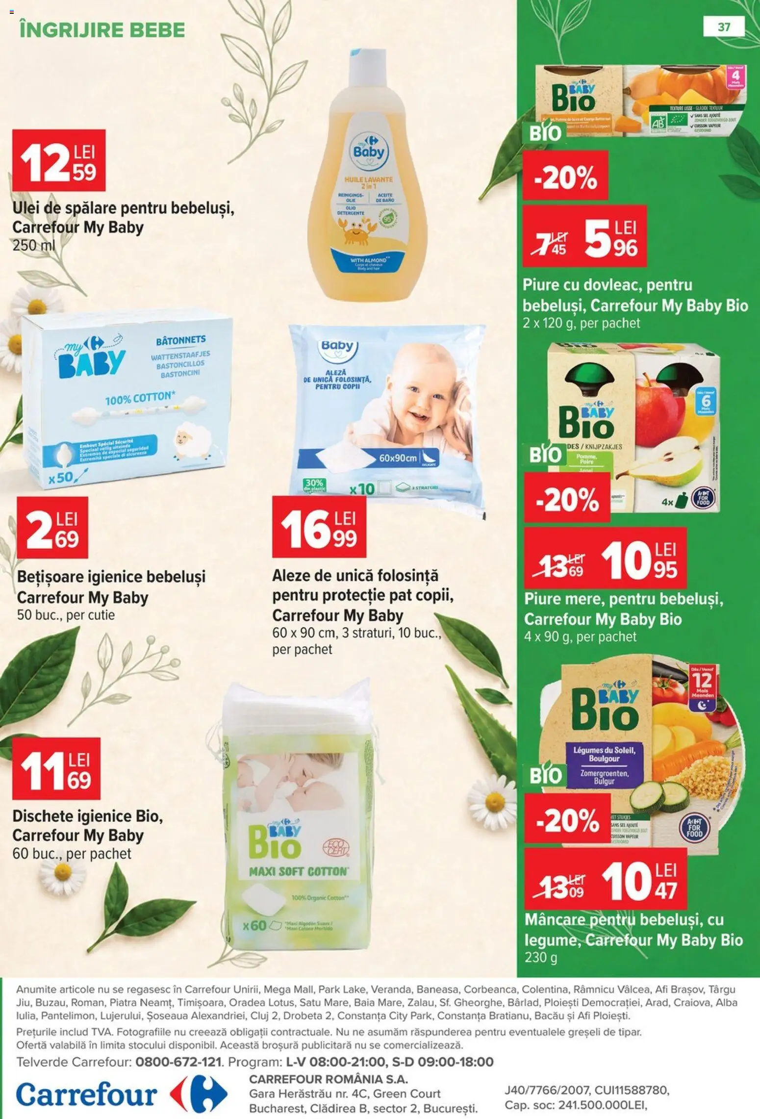 Previzualizarea de cataloage: Carrefour Carrefour Catalog valabil de la 28.10.2026 - Pat, Ulei, Baby, Body, Alba, Bio, Cutie