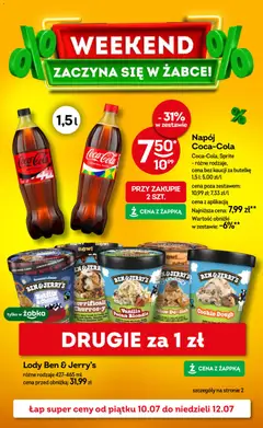 Pogląd gazetki "Żabka gazetka - Weekendowe promocje" ze sklepu Żabka ważnej od 10.07.2026