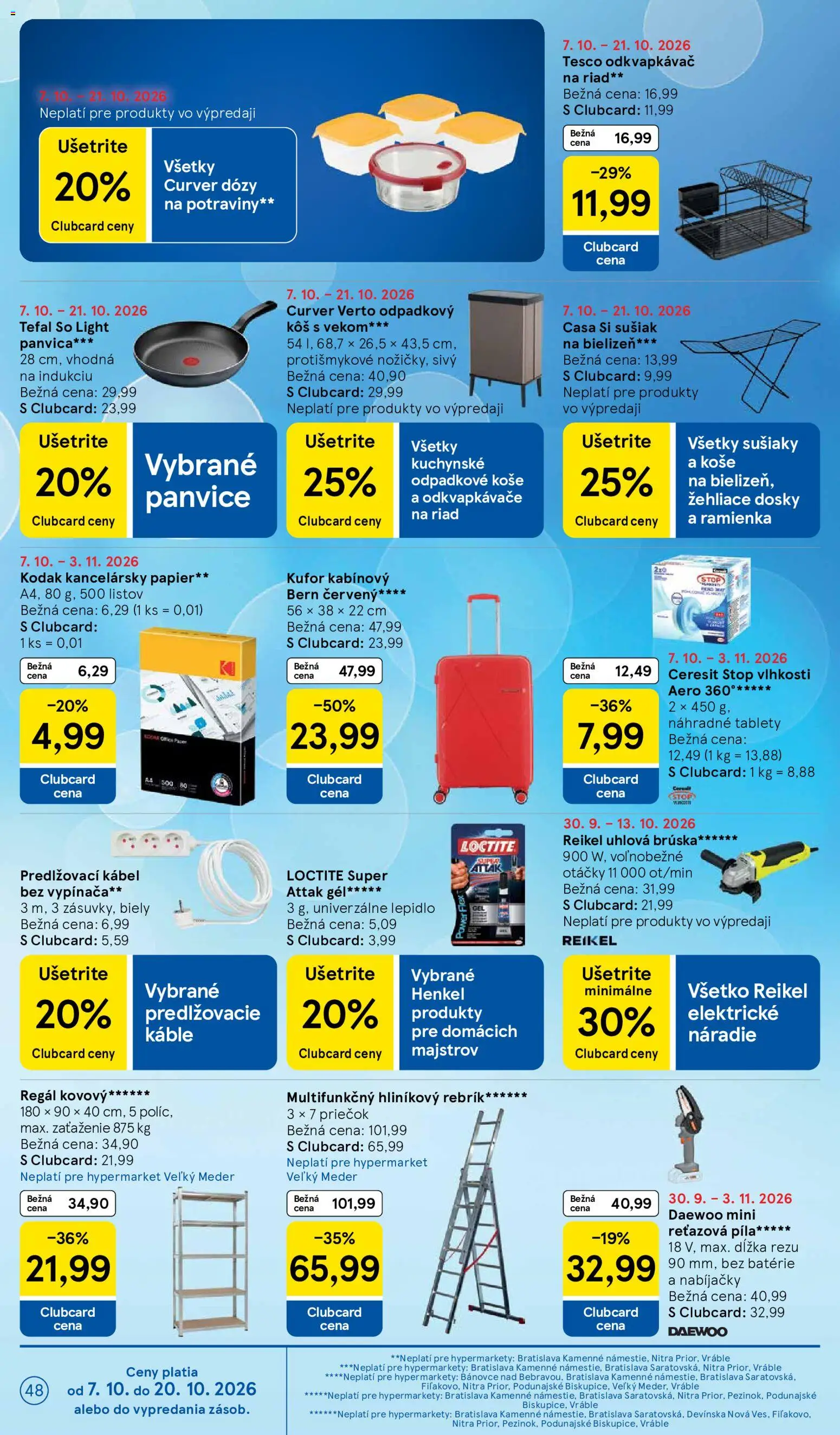 Náhľad Tesco letáku platného od 07.10.2026