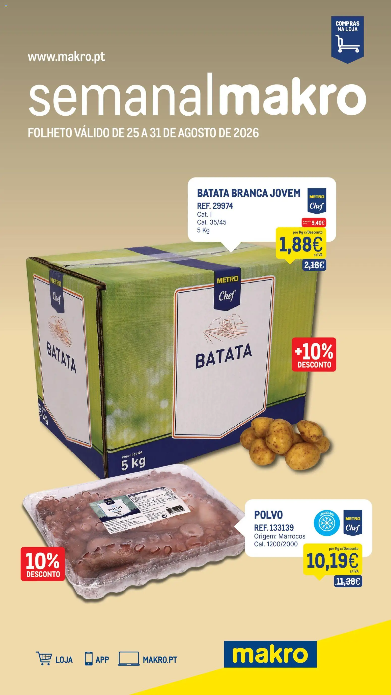 Pré-visualização do folheto da loja Makro válida a partir de 25/08/2026