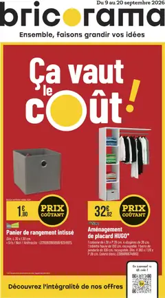 Prévisualisation de Bricorama catalogue du magasin Bricorama formulaire valide 09/09/2026