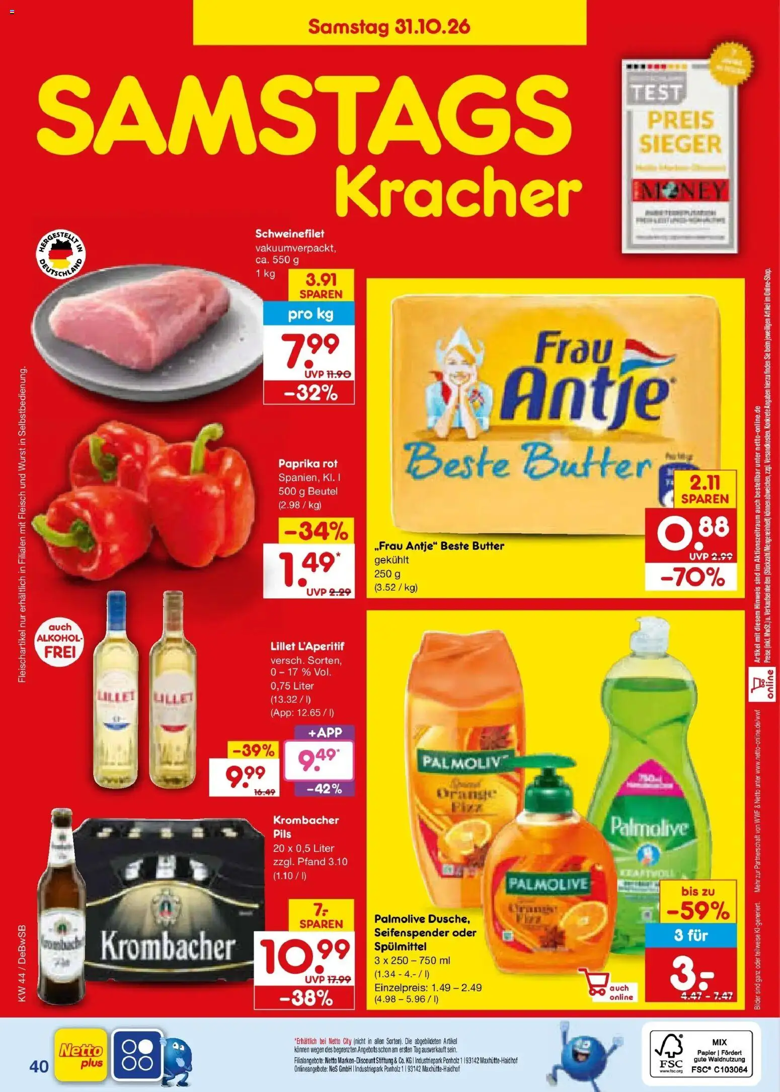 Vorschau von dem Prospekt des Geschäftes Netto Marken-Discount, gültig ab dem 26.10.2026