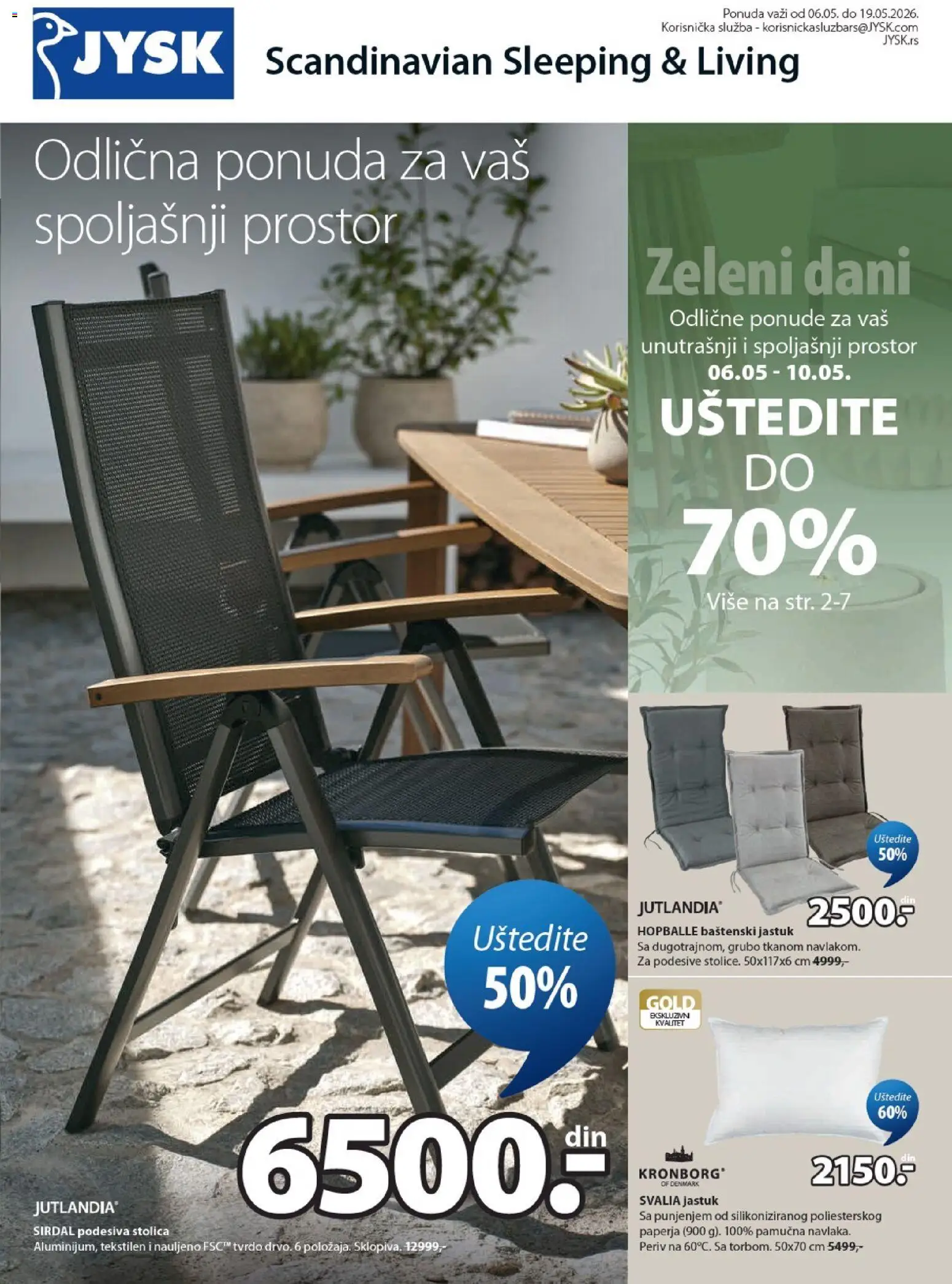 Pregled Jysk kataloga - važi od 06.05.2026