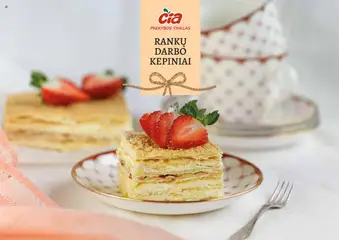 ČIA MARKET parduotuvės leidinio Rankų darbo kepinių katalogas galiojančio nuo 2025.06.01 peržiūra