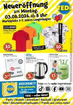 Vorschau von dem Prospekt des Geschäftes TEDi, gültig ab dem 03.08.2026
