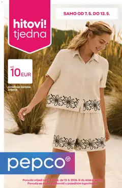 Pregled letka Pepco Katalog trgovine Pepco vrijedi od 07.05.2026