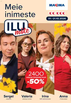 Maxima kliendilehe eelvaade alates 01.10.2026