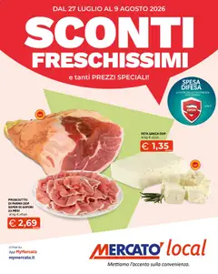 Anteprima dell'opuscolo Mercatò volantino Local dal negozio Mercatò valido da 27/07/2026