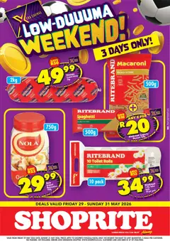 Preview of Shoprite flyer valid from 29/05/2026
