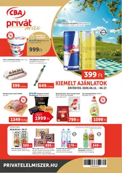 PRIVÁT - PRIVÁT Aktuális szórólap MAX megtekintése, amely érvényes 2026.06.11.-től
