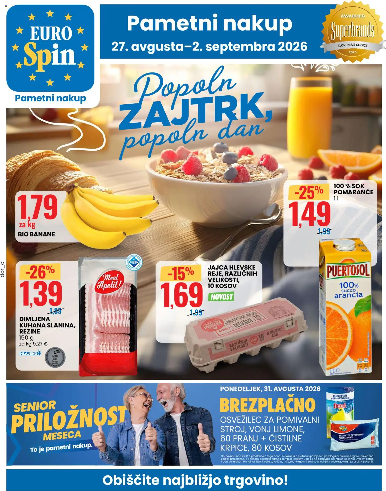 Predogled kataloga iz trgovine Eurospin veljaven od 27.08.2026