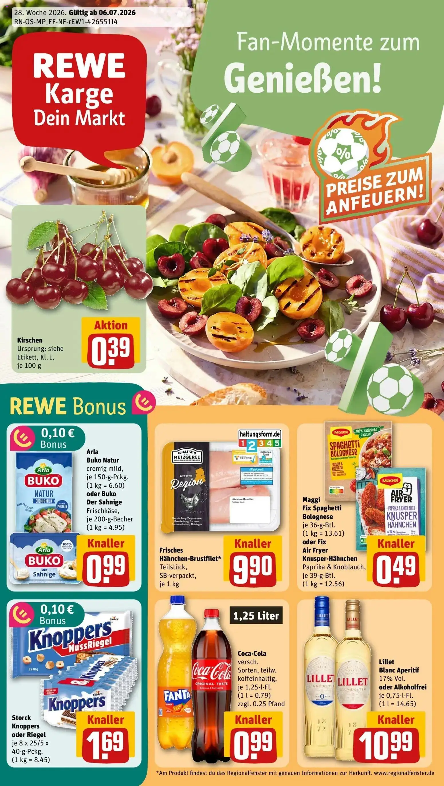 Vorschau von dem Prospekt des Geschäftes Rewe, gültig ab dem 05.07.2026