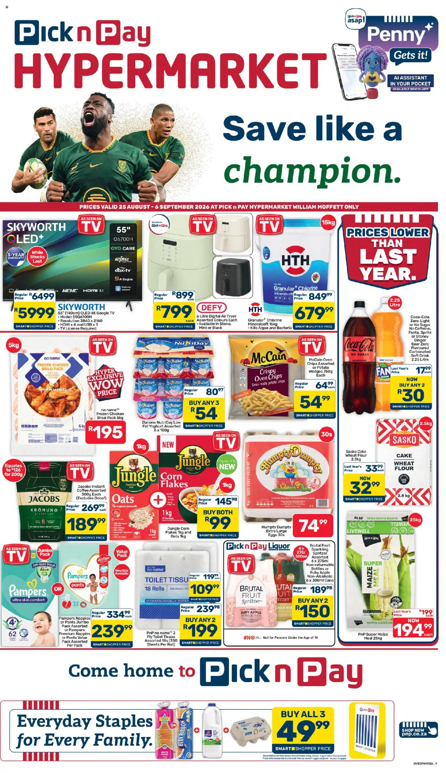 Preview of Pick n Pay flyer valid from 25/08/2026