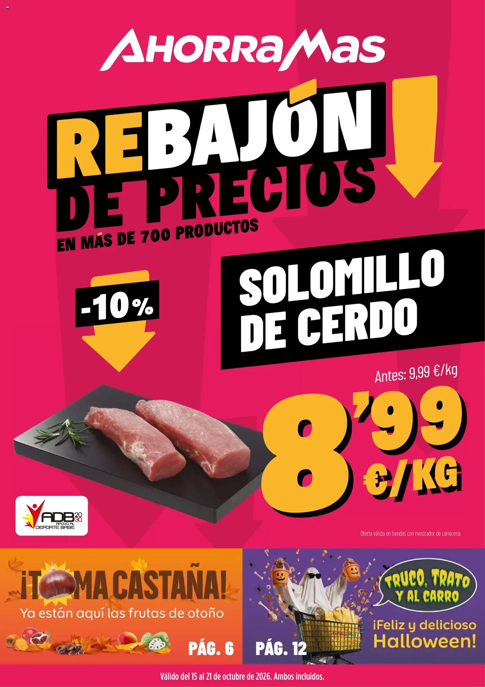 Vista previa del folleto de la tienda AhorraMas válido desde el 15/10/2026 