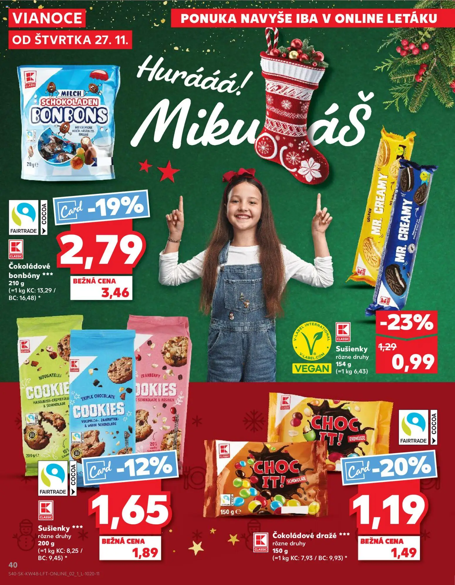 Náhľad Kaufland letáku platného od 27.11.2025 - Sušienky