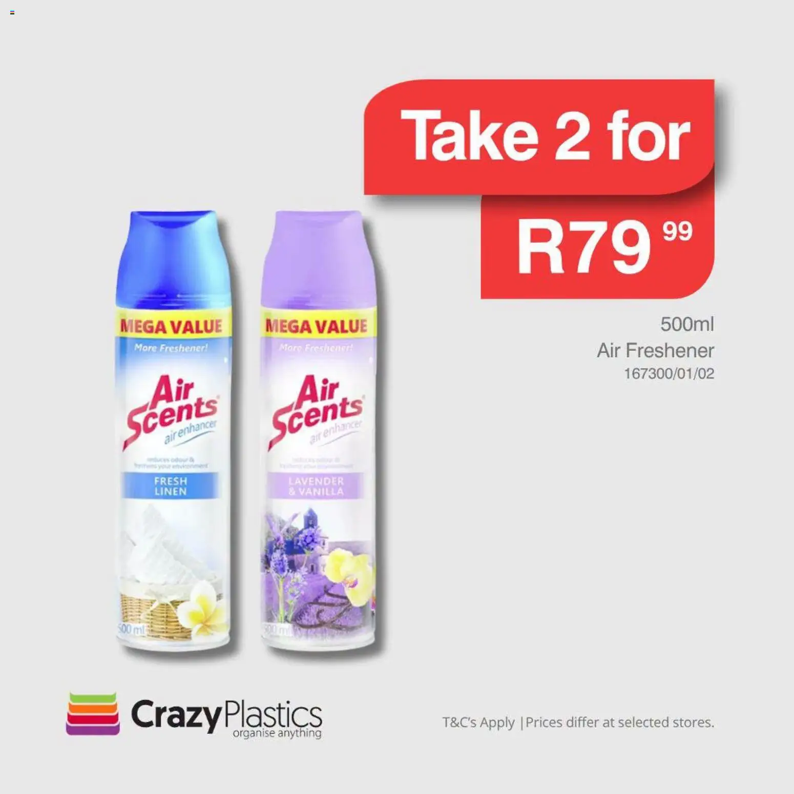 Preview of Crazy Plastics flyer valid from 21/10/2026 - Air freshener, Vanilla