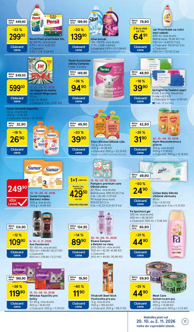 Nový Tesco leták od 21.10.