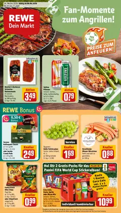 Vorschau von dem Prospekt des Geschäftes Rewe, gültig ab dem 08.06.2026