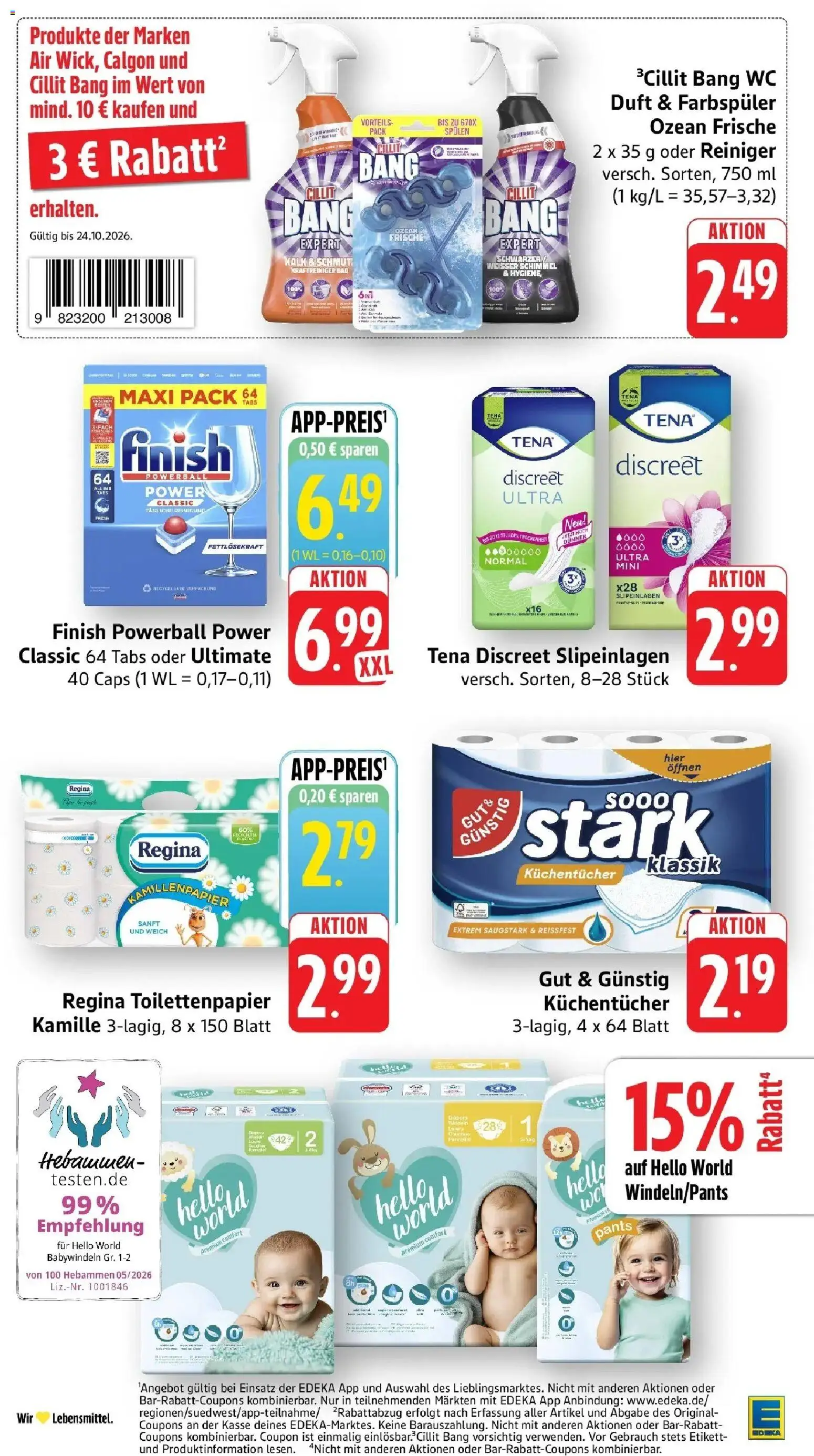 Vorschau von dem Prospekt des Geschäftes Edeka, gültig ab dem 19.10.2026