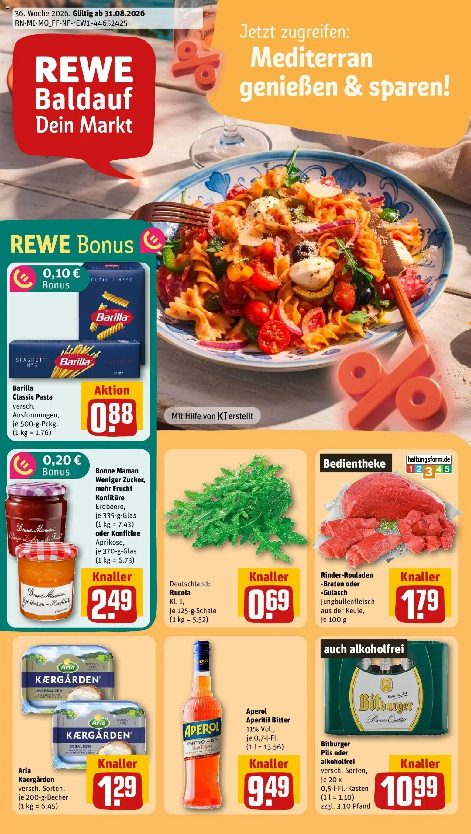 Vorschau von dem Prospekt des Geschäftes Rewe, gültig ab dem 31.08.2026