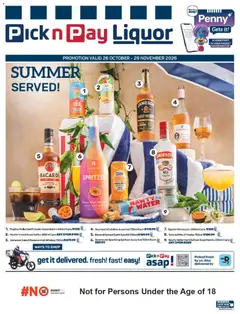 Preview of Pick n Pay flyer valid from 26/10/2026