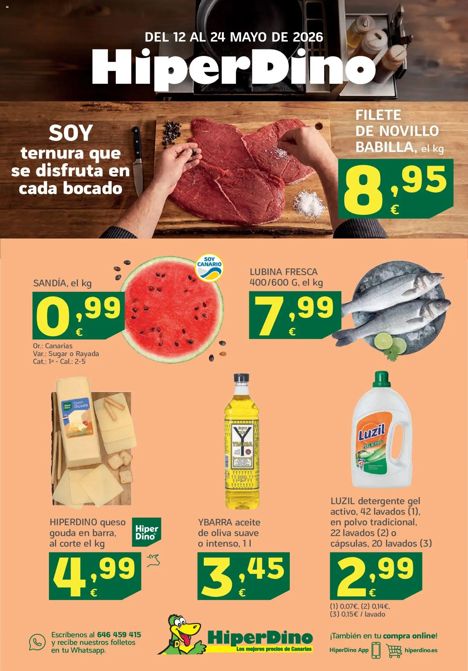 Vista previa del folleto de la tienda HiperDino válido desde el 12/05/2026 