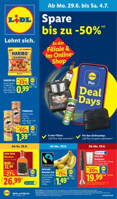 Vorschau von dem Prospekt des Geschäftes Lidl, gültig ab dem 29.06.2026
