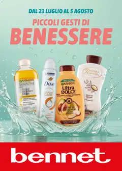 Anteprima dell'opuscolo bennet volantino Benessere dal negozio bennet valido da 23/07/2026