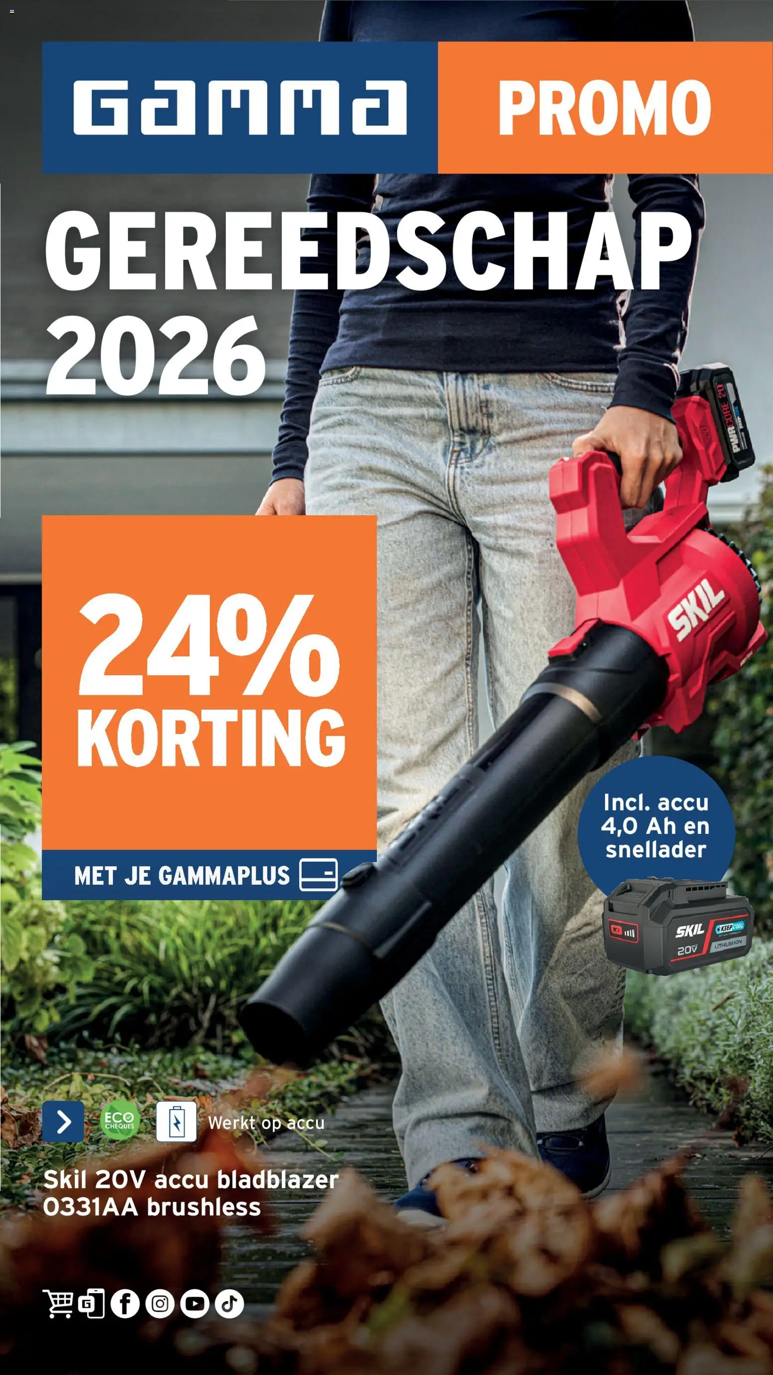 Voorbeeld van GAMMA Gereedschapspecial van winkel GAMMA geldig vanaf 07/10/2026 - Gereedschap