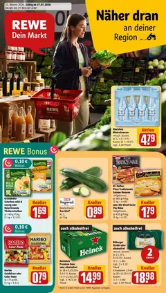 Vorschau von dem Prospekt des Geschäftes Rewe, gültig ab dem 27.07.2026