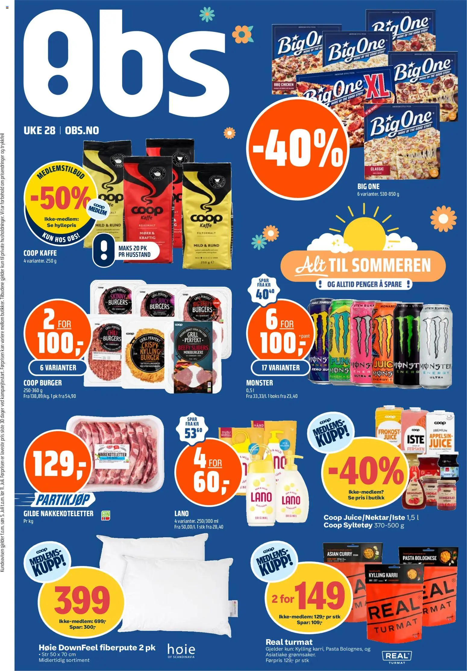 Forhåndsvis Coop Obs kundeavis fra butikk Coop Obs gyldig fra 06/07/2026