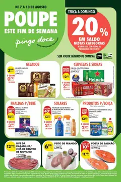 Pré-visualização do folheto da loja Pingo Doce válida a partir de 07/08/2026