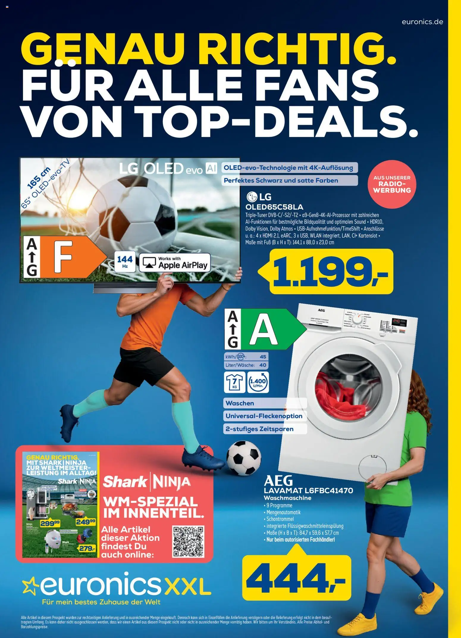 Vorschau von dem Prospekt des Geschäftes Euronics, gültig ab dem 27.05.2026 - Apple, Waschmaschine, Radio, LG