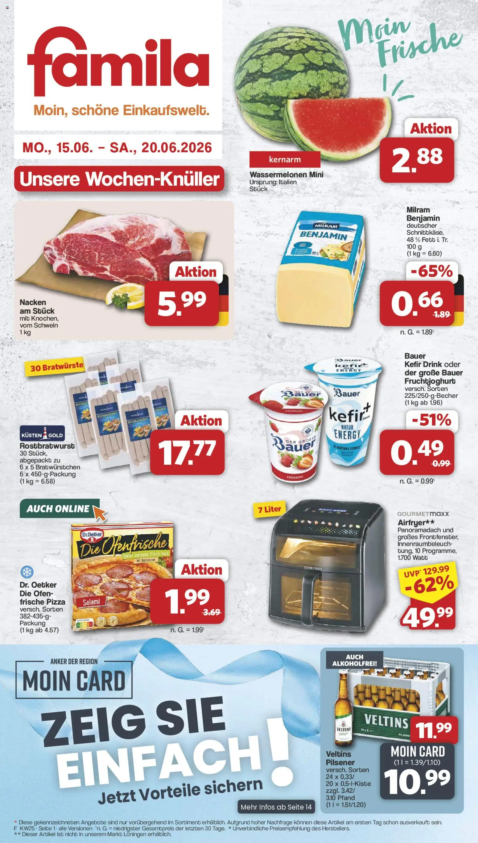 Vorschau von dem Prospekt des Geschäftes Famila Nordwest, gültig ab dem 15.06.2026