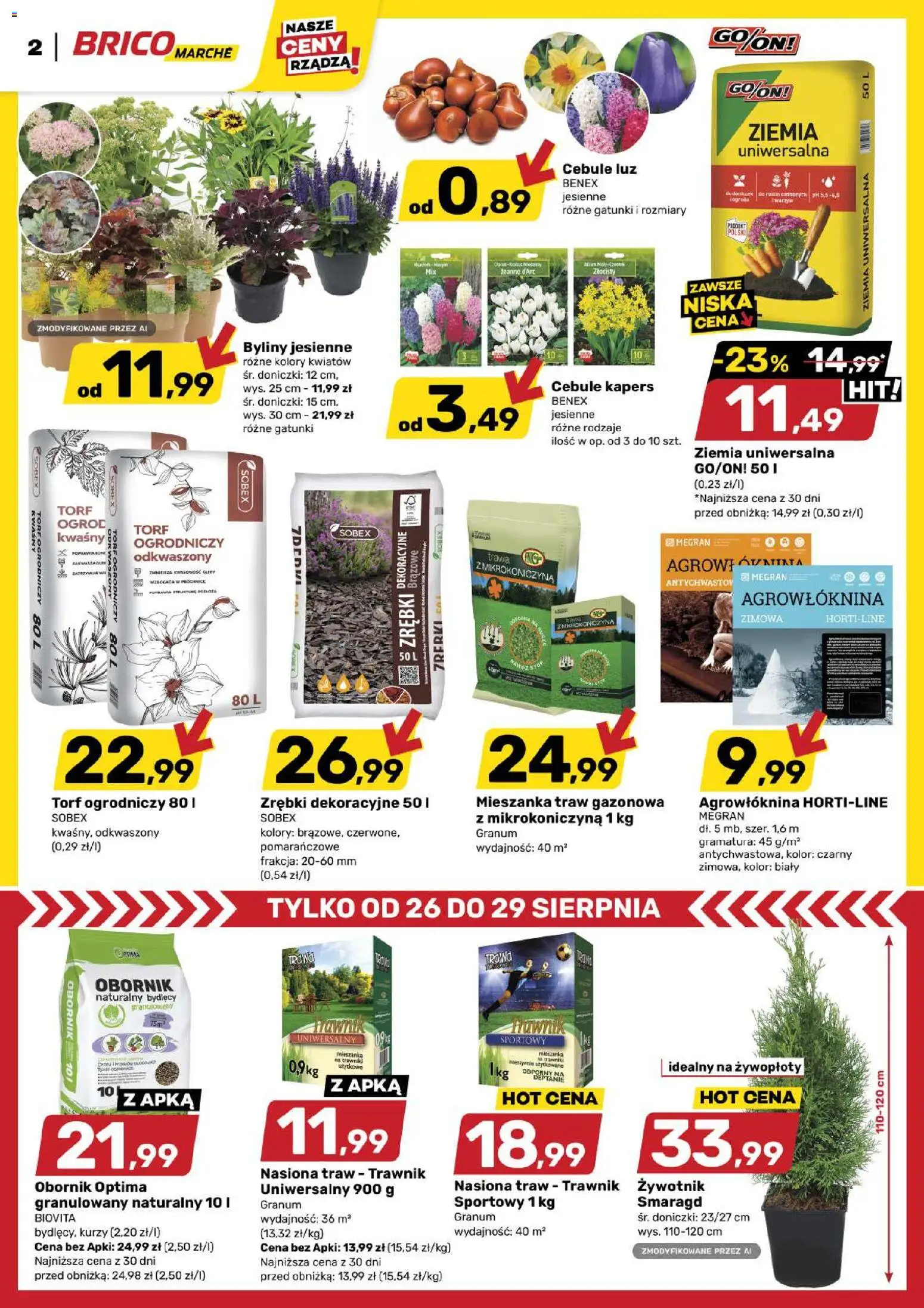 Pogląd gazetki "Brico Marché gazetka" ze sklepu Brico Marché ważnej od 26.08.2026