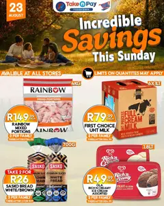 Preview of Take n Pay flyer valid from 23/08/2026