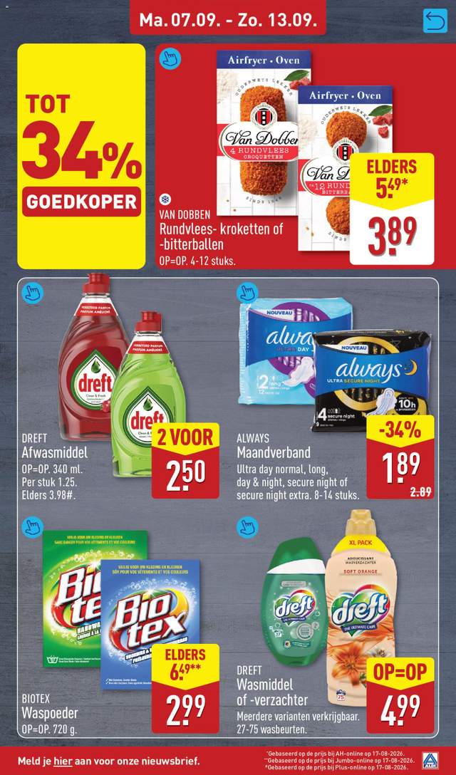 Nieuwe Aldi folder vanaf 07-09