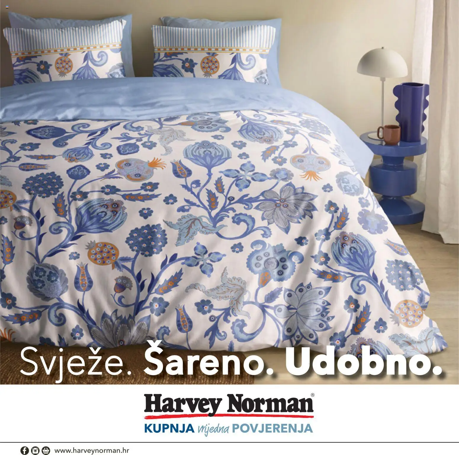 Pregled letka Harvey Norman Nova kolekcija posteljina 2026 trgovine Harvey Norman vrijedi od 05.06.2026