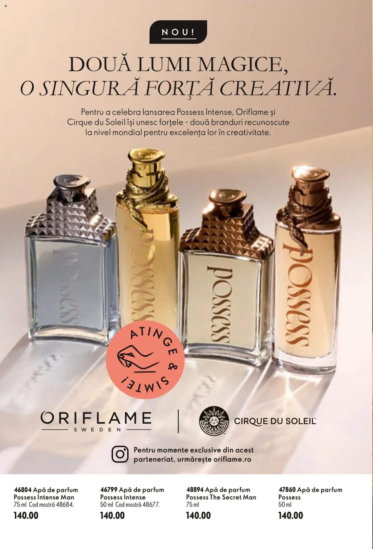 Previzualizarea de cataloage: Oriflame Oriflame ECatalogue valabil de la 11.11.2026 - Apă, Parfum, Intense, Apă de parfum