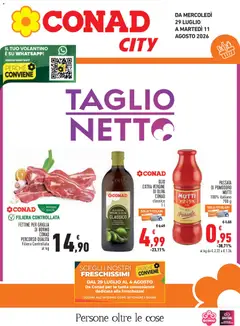 Anteprima dell'opuscolo Conad volantino City Lazio dal negozio Conad valido da 29/07/2026