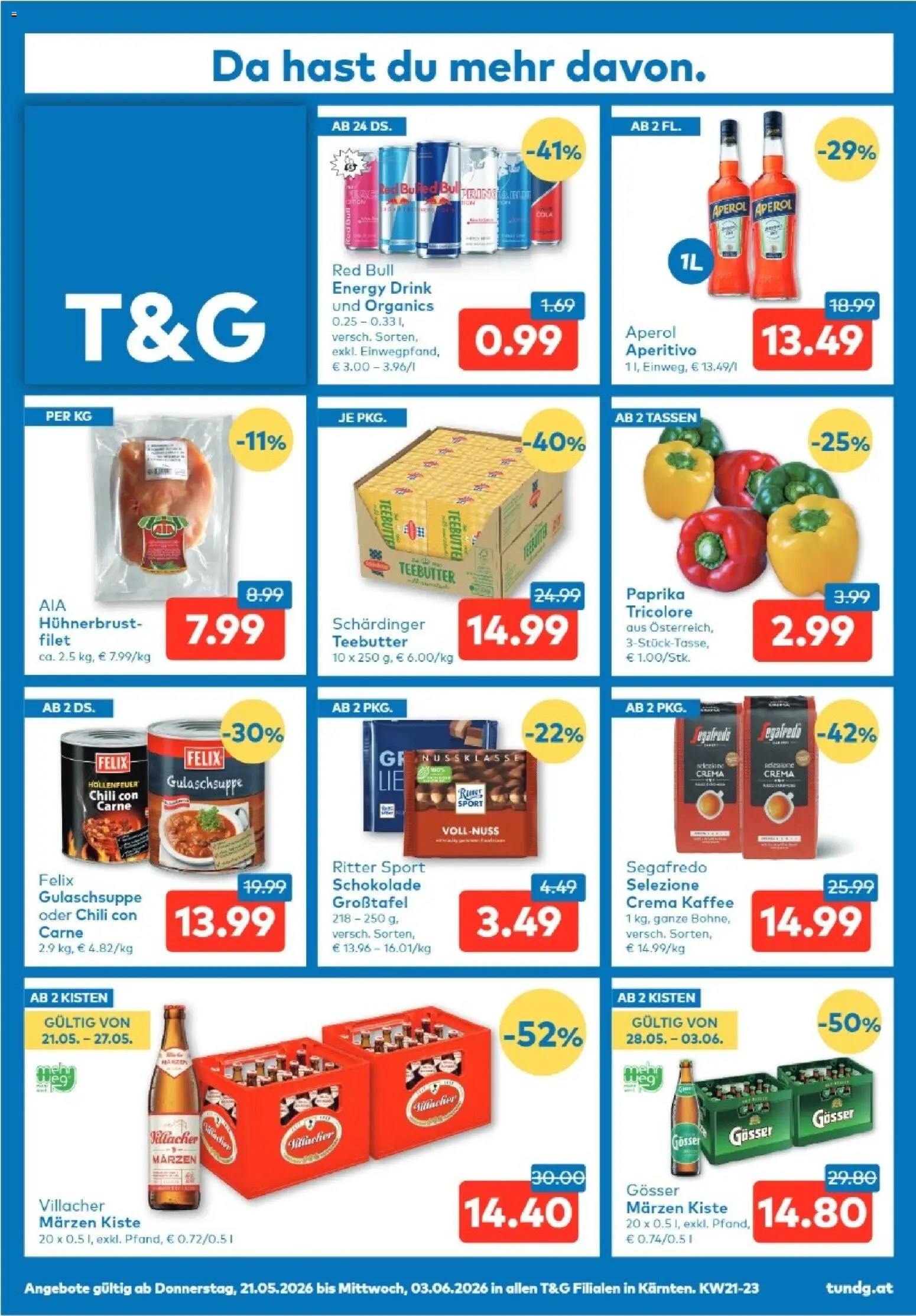 Vorschau der Angebote: T&G T&G Kärnten gültig ab 21.05.2026