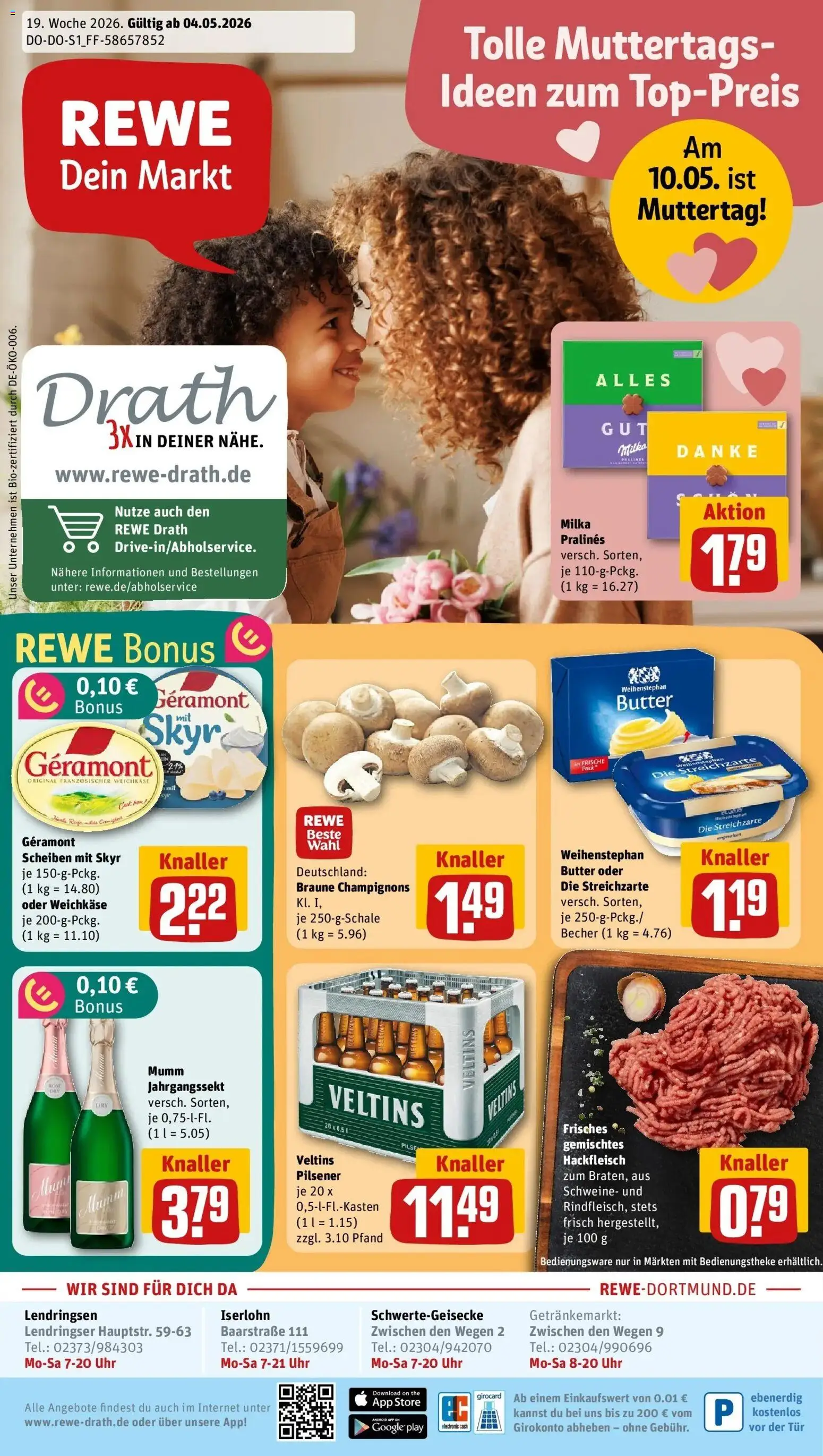 Vorschau von dem Prospekt des Geschäftes Rewe, gültig ab dem 04.05.2026